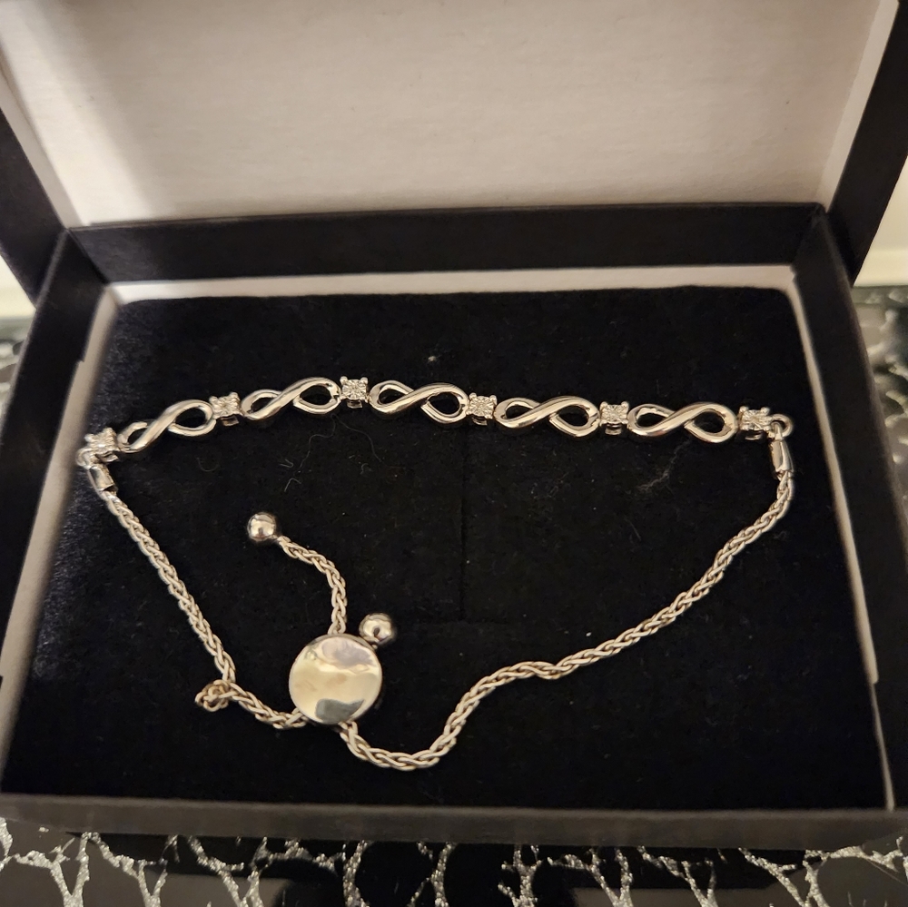 Kay Sterling Silver Infinity Bracelet